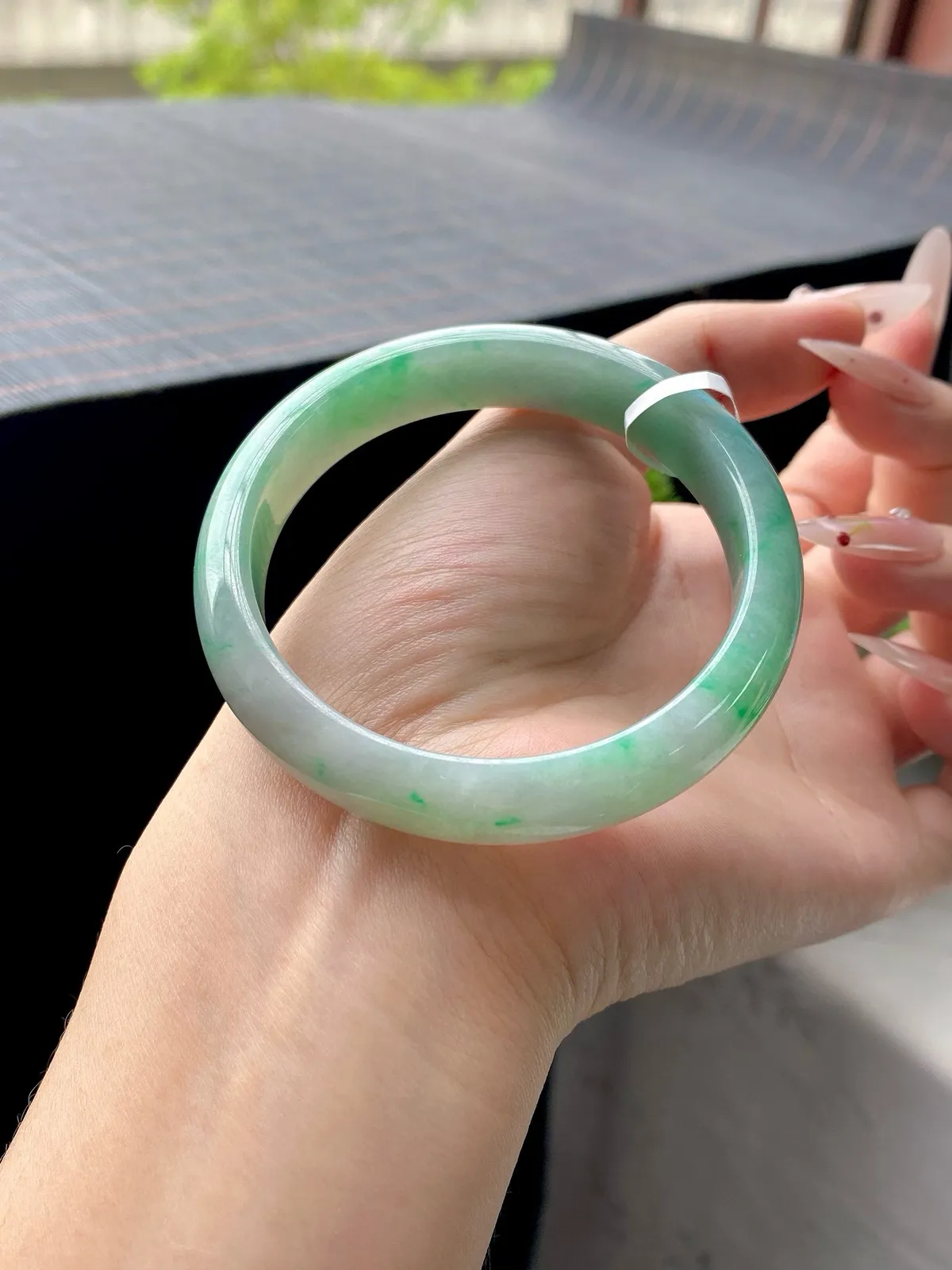 #翠友专拍#绿飘花正圈成品（完美）
⭕️57.5-12.5-7.6