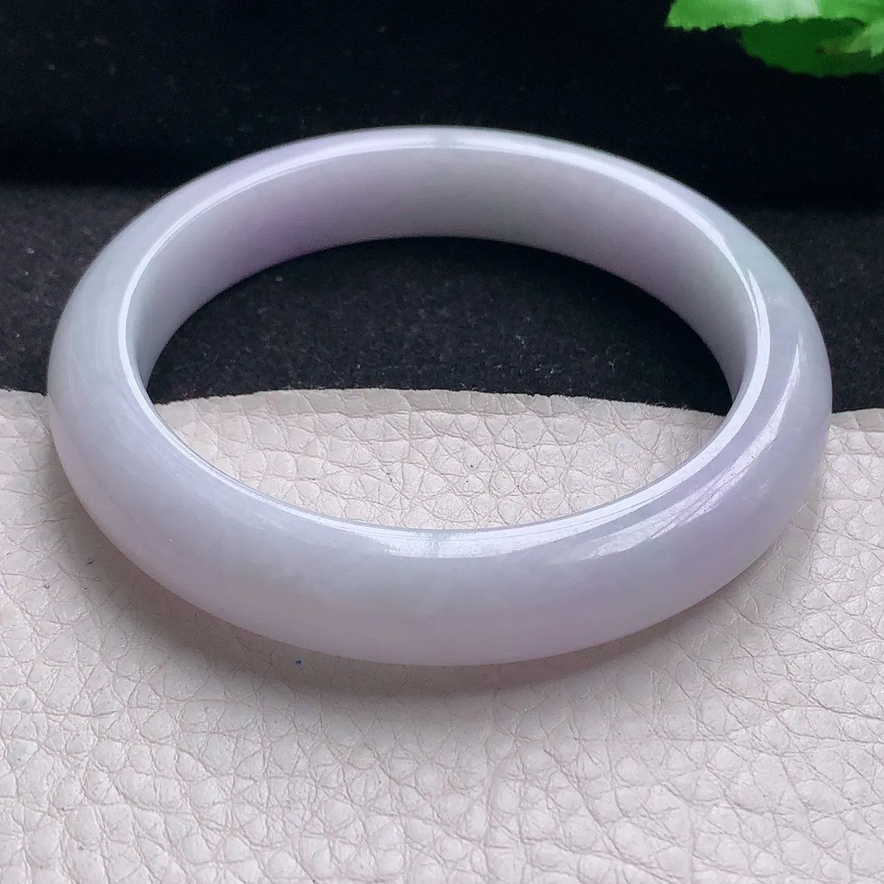 nr大圈口60*12.2*9.3平安镯 翡翠a货玉手镯紫罗兰宽边珠宝玉手环