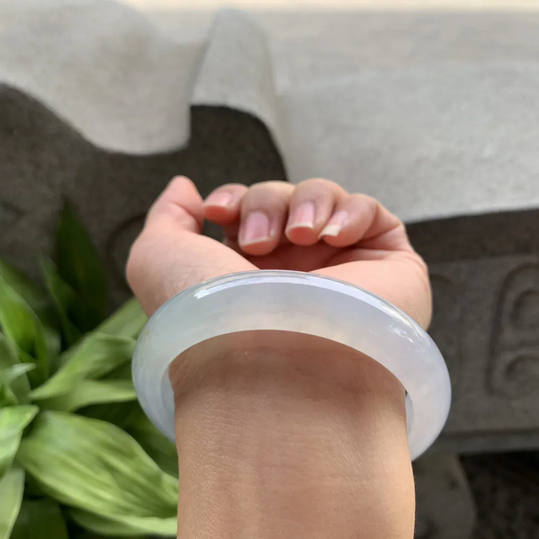 大圈口 58.7-13.2-8.9【冰紫正圈手镯】正圈58 59可戴