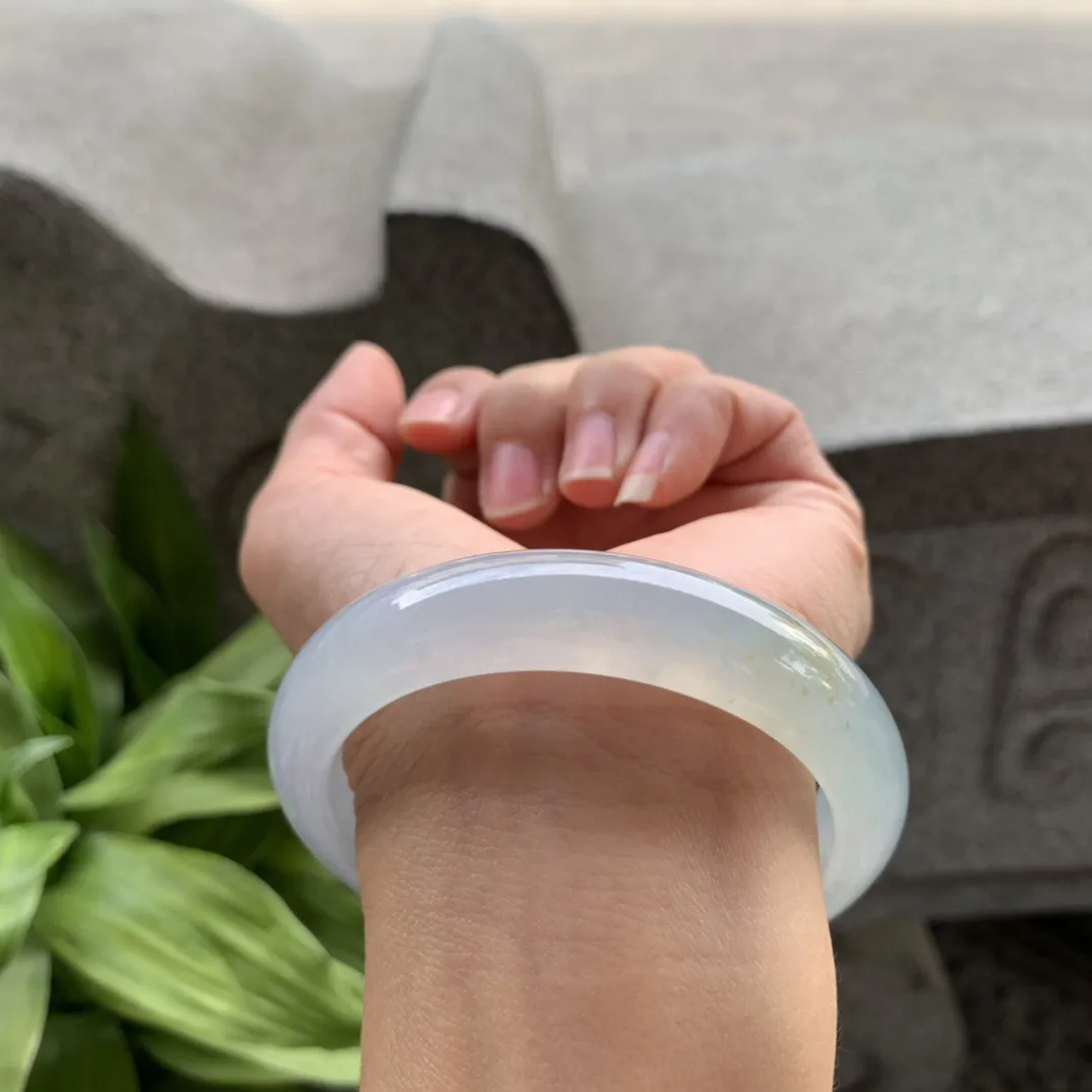 大圈口 58.7-13.2-8.9【冰紫正圈手镯】正圈58 59可戴