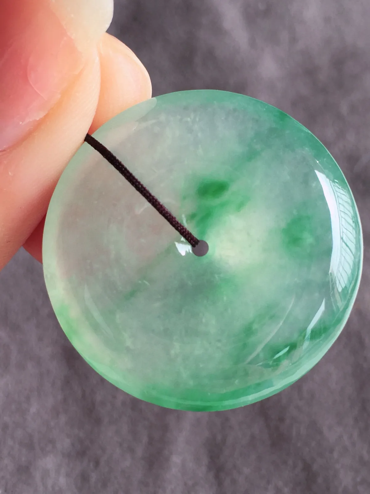 冰飘绿平安扣，花色清爽～ 28.6/6.2