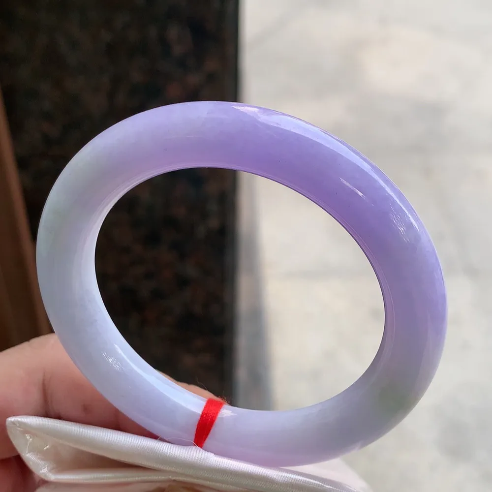 圆条一大节紫罗兰 有纹 尺寸:55.3/10.4 超美