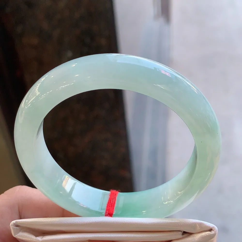 正圈冰绿 无瑕 尺寸:54.1/13/8.5 冰润