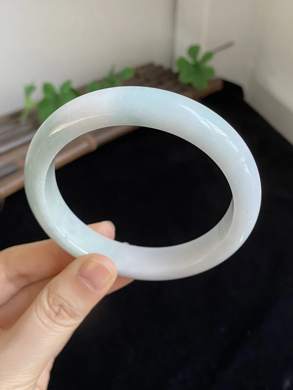 正圈59圈口，翡翠手镯