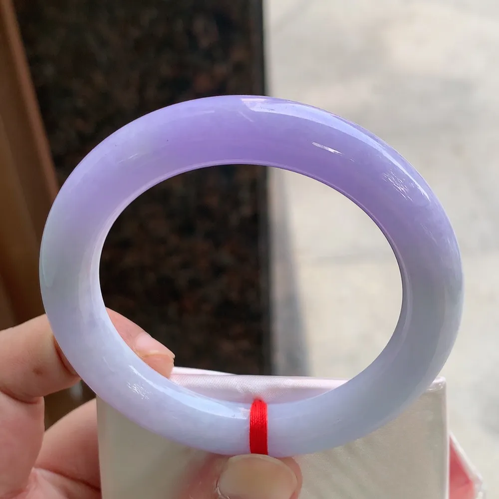 圆条一大节紫罗兰 有纹 尺寸:55.3/10.4 超美