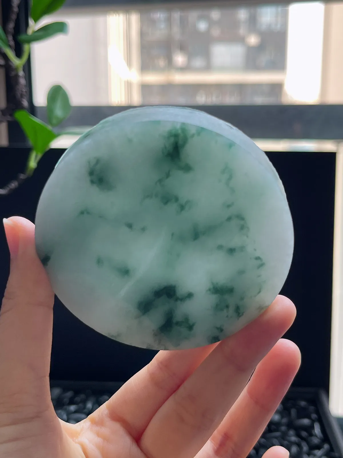 翡翠镯饼，⭕️正圈最大做56，圆条最大做52