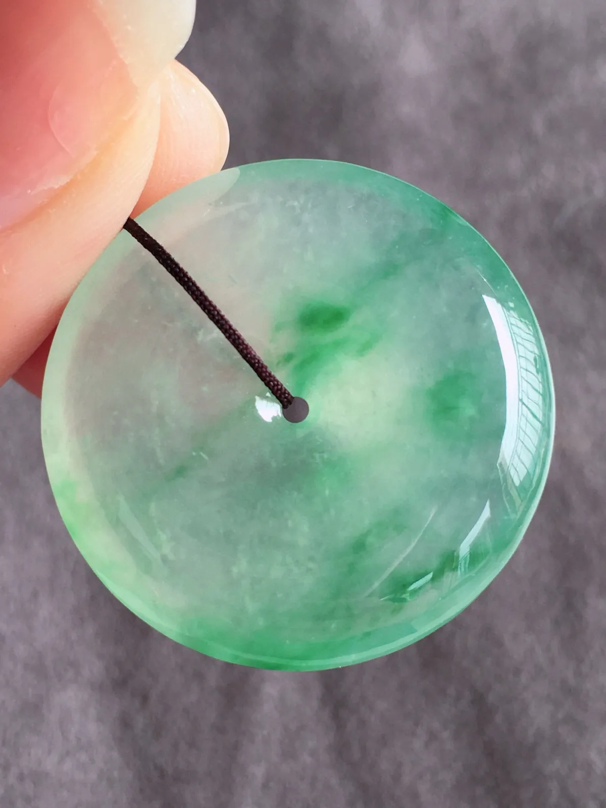 冰飘绿平安扣，花色清爽～ 28.6/6.2