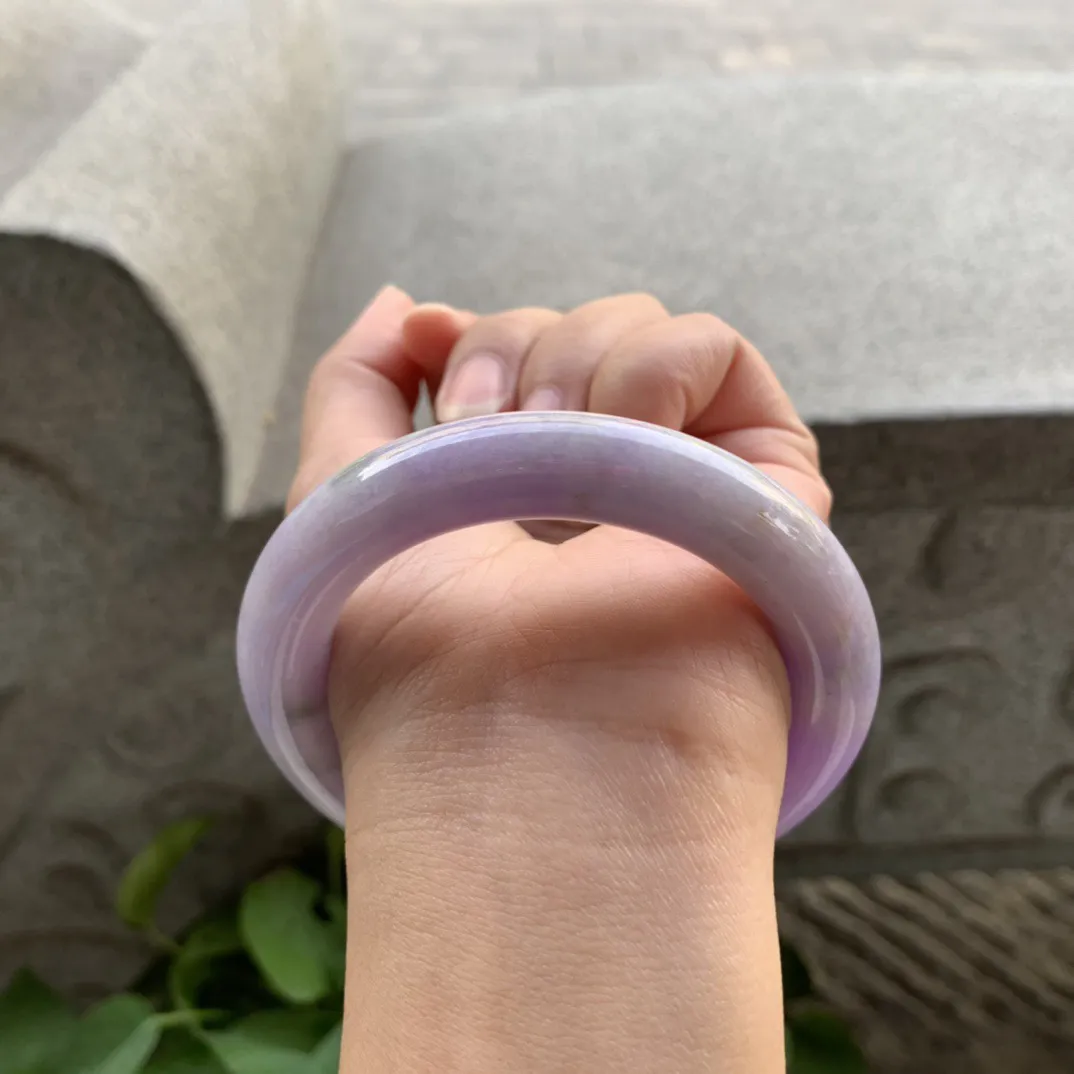 圈口55-11.2 【浓紫圆条手镯】圆条55 56可戴
