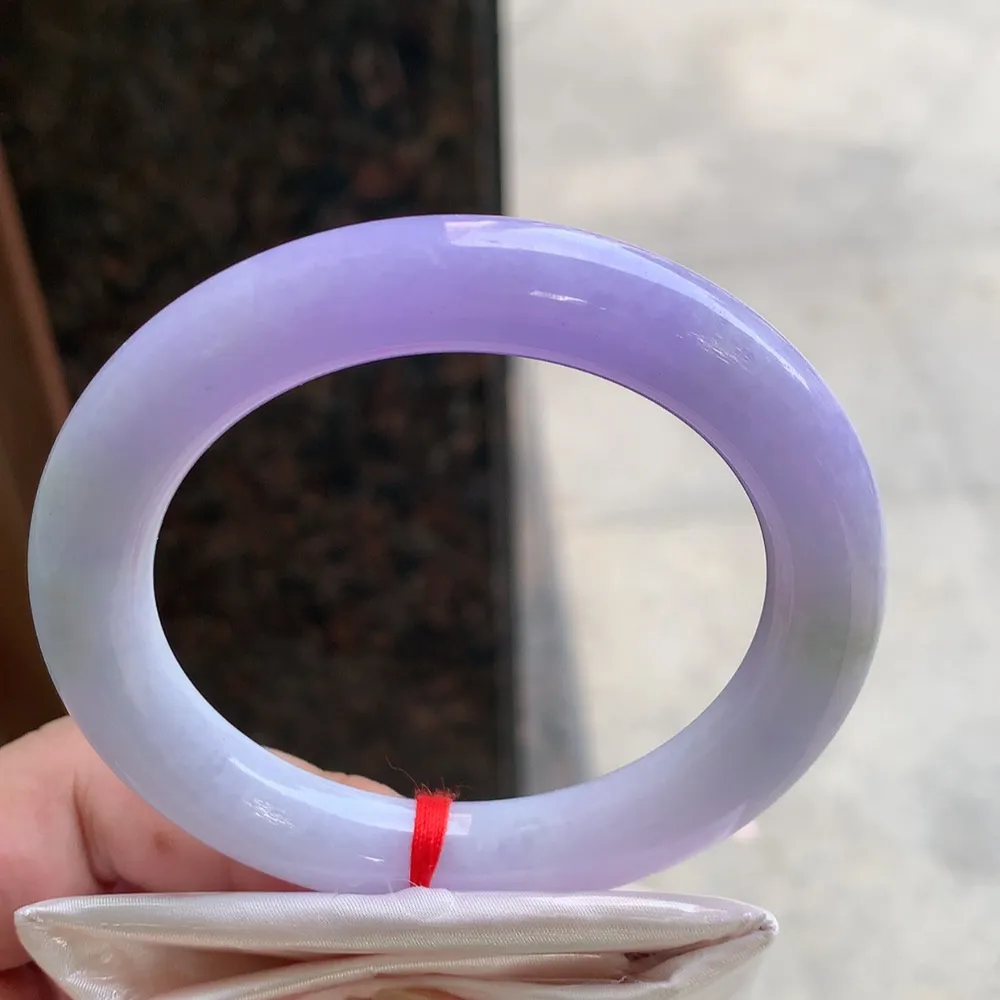 圆条一大节紫罗兰 有纹 尺寸:55.3/10.4 超美