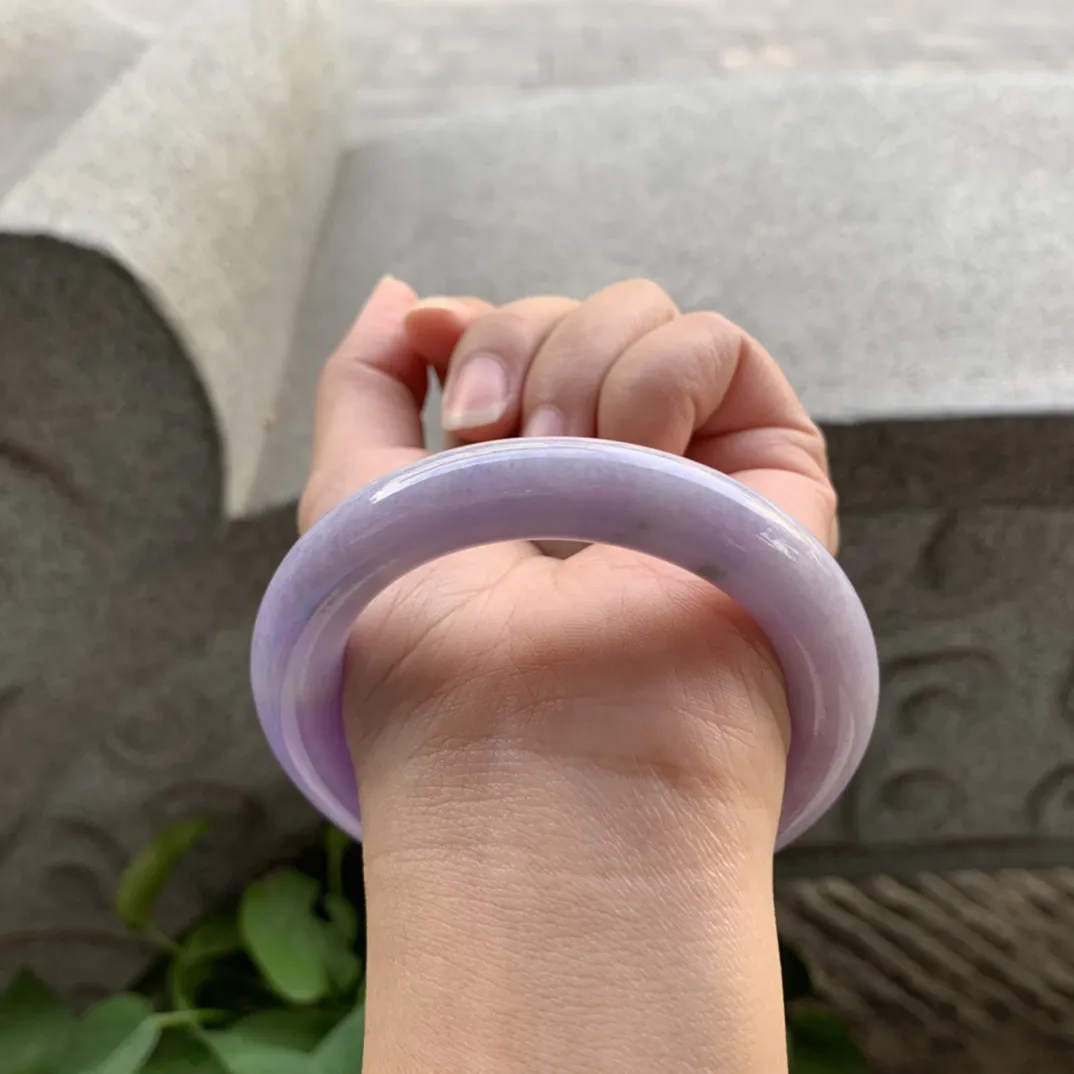 圈口55-11.2 【浓紫圆条手镯】圆条55 56可戴