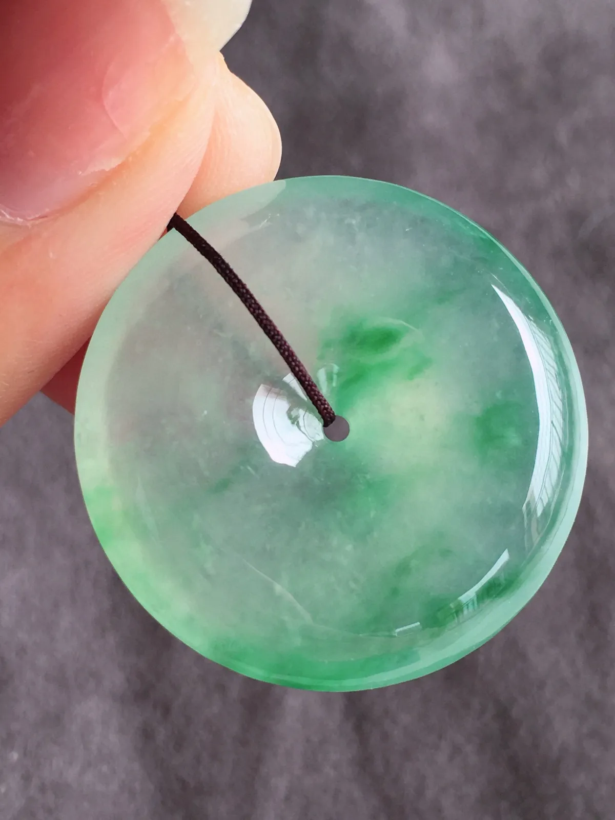 冰飘绿平安扣，花色清爽～ 28.6/6.2