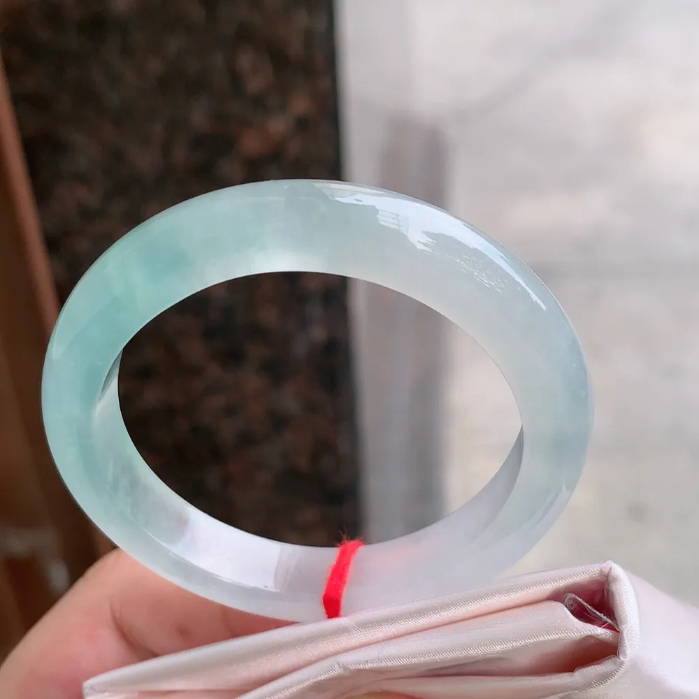 贵妃冰玻蓝水 无瑕 尺寸:53.5/41.1/9.1/7.4 种色俱佳