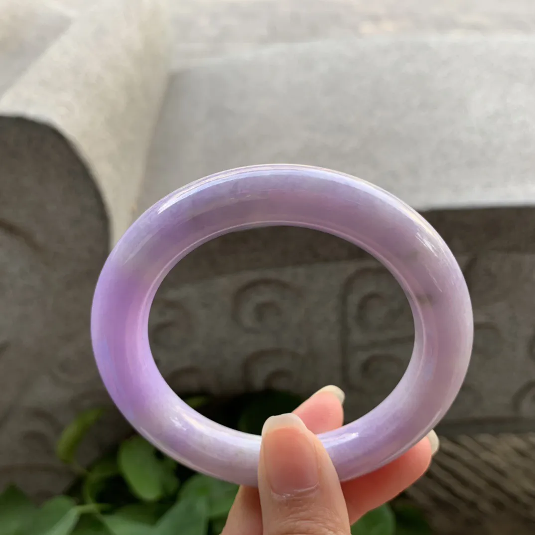 圈口55-11.2 【浓紫圆条手镯】圆条55 56可戴