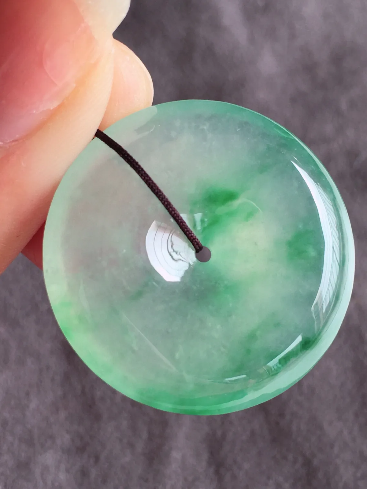 冰飘绿平安扣，花色清爽～ 28.6/6.2