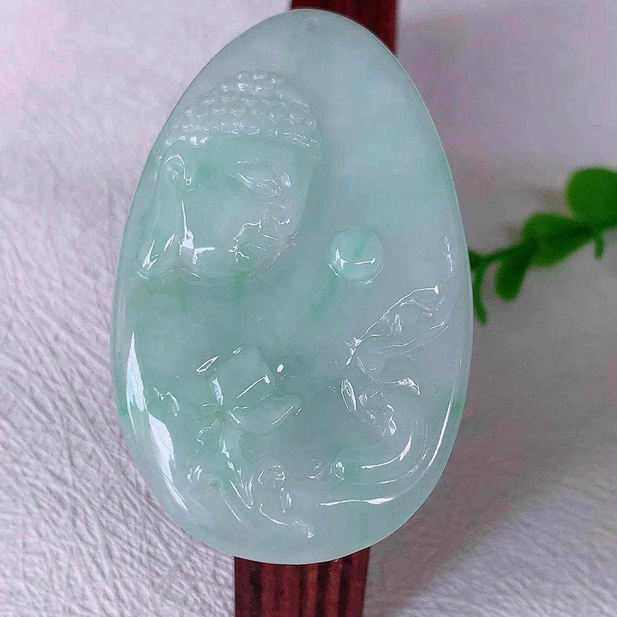 精品大日如来，飘绿翡翠大日如来、佛祖，法相端庄静美，普度众生 #60.13