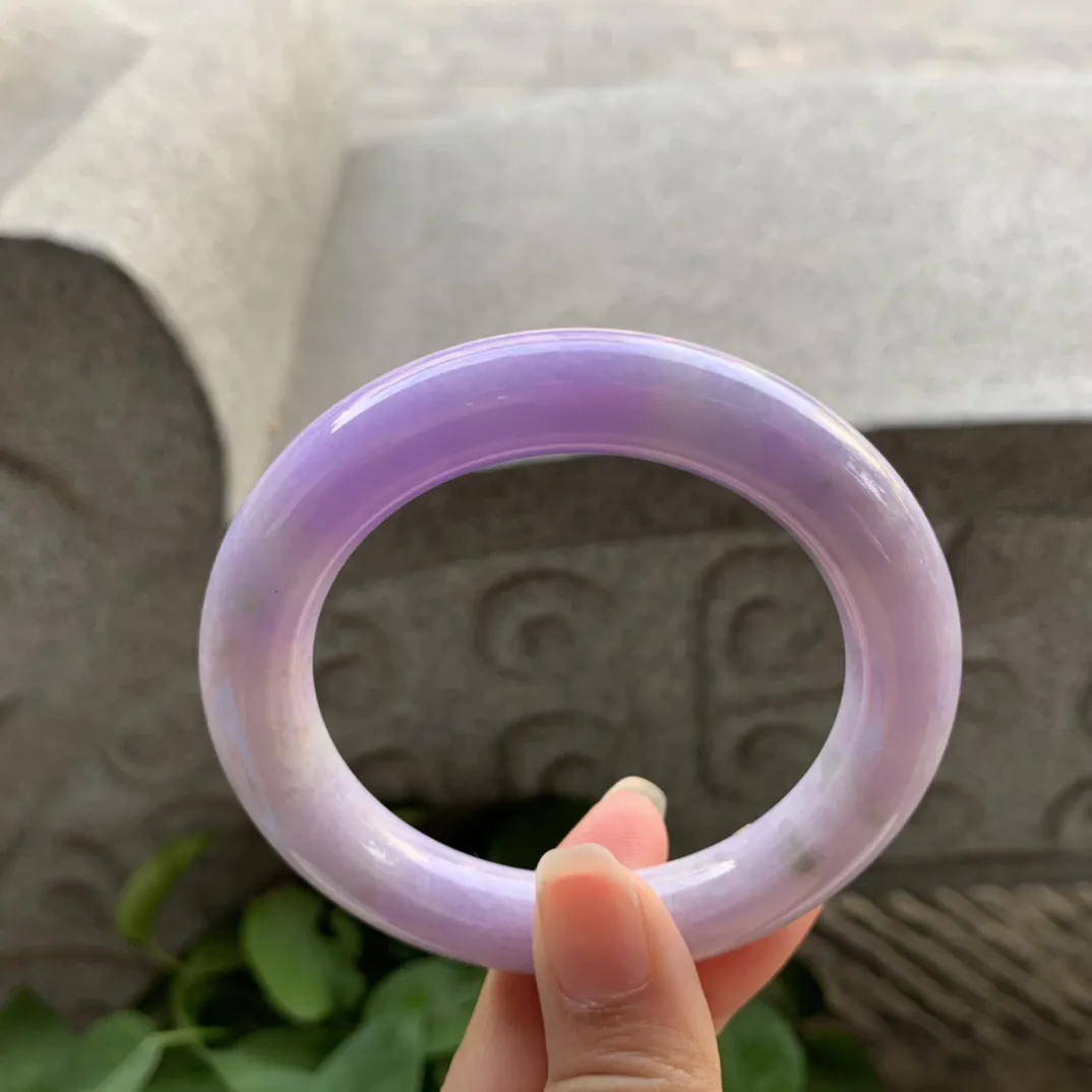 圈口55-11.2 【浓紫圆条手镯】圆条55 56可戴