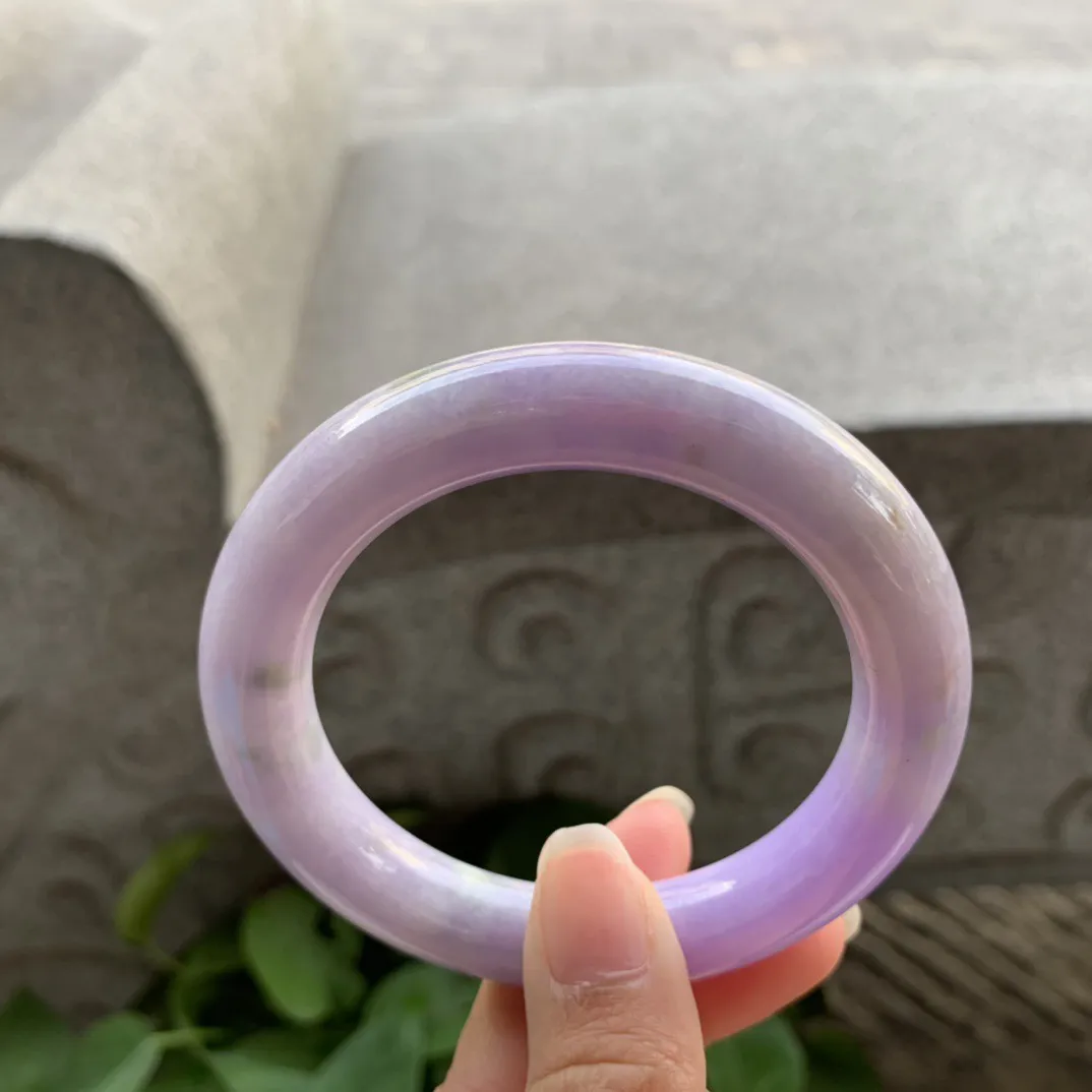 圈口55-11.2 【浓紫圆条手镯】圆条55 56可戴