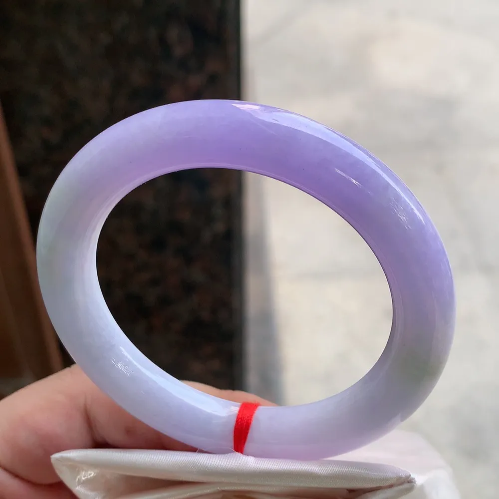 圆条一大节紫罗兰 有纹 尺寸:55.3/10.4 超美