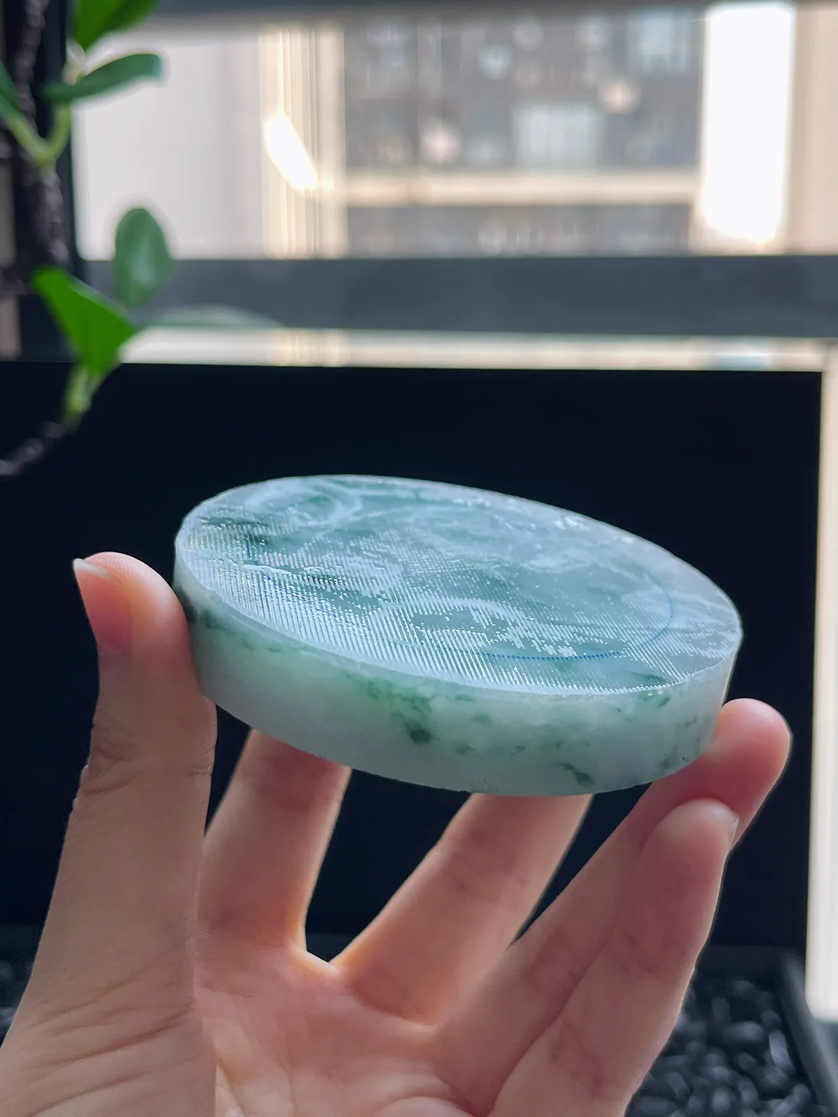 翡翠镯饼，⭕️正圈最大做56，圆条最大做52