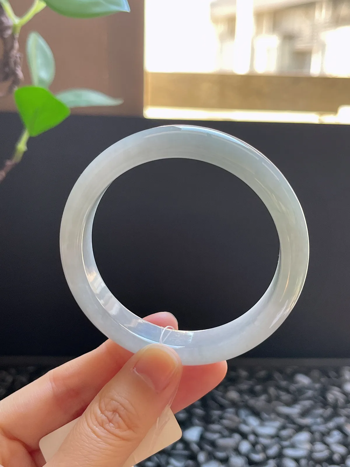 正圈55圈口，翡翠手镯