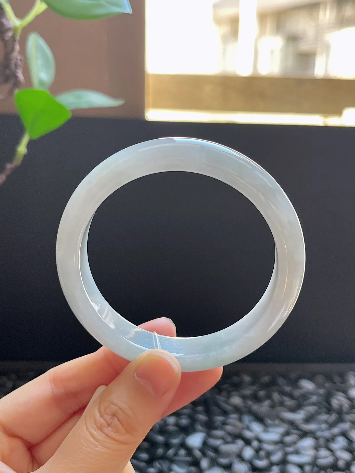 正圈55圈口，翡翠手镯