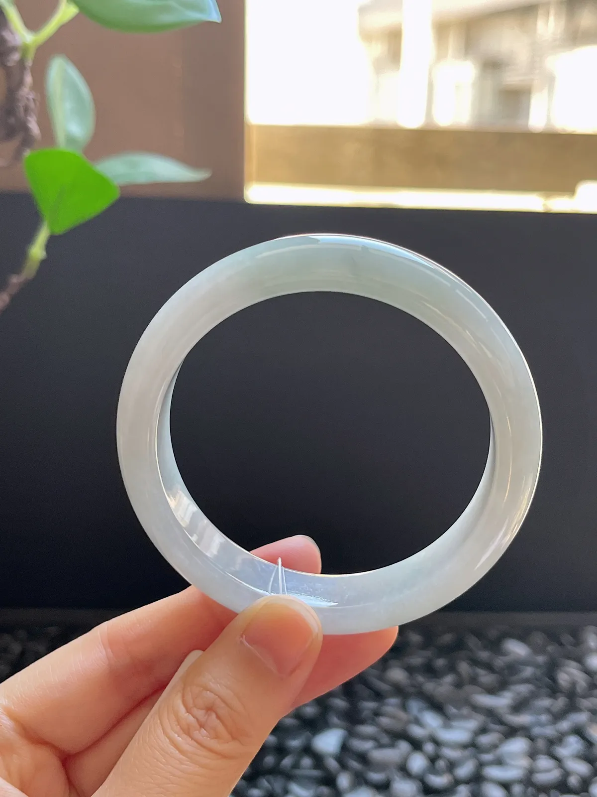 正圈55圈口，翡翠手镯