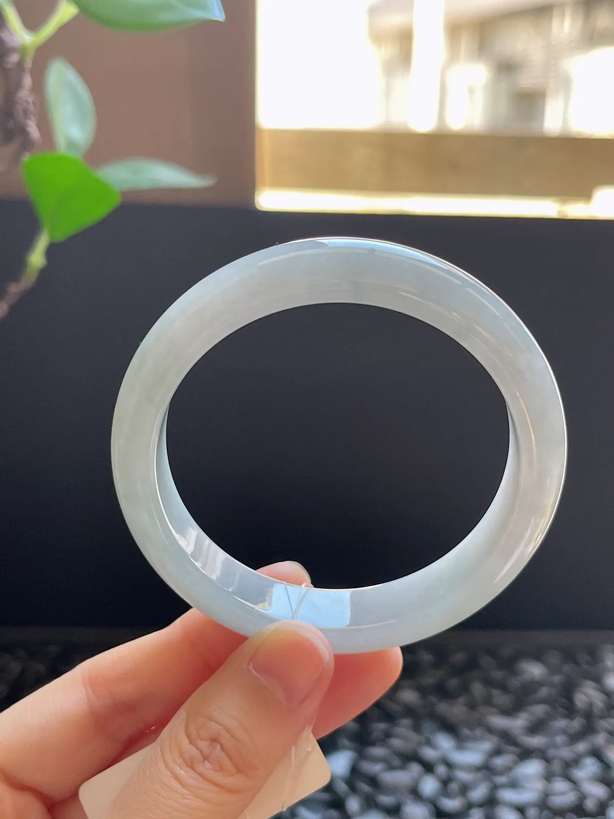 正圈55圈口，翡翠手镯