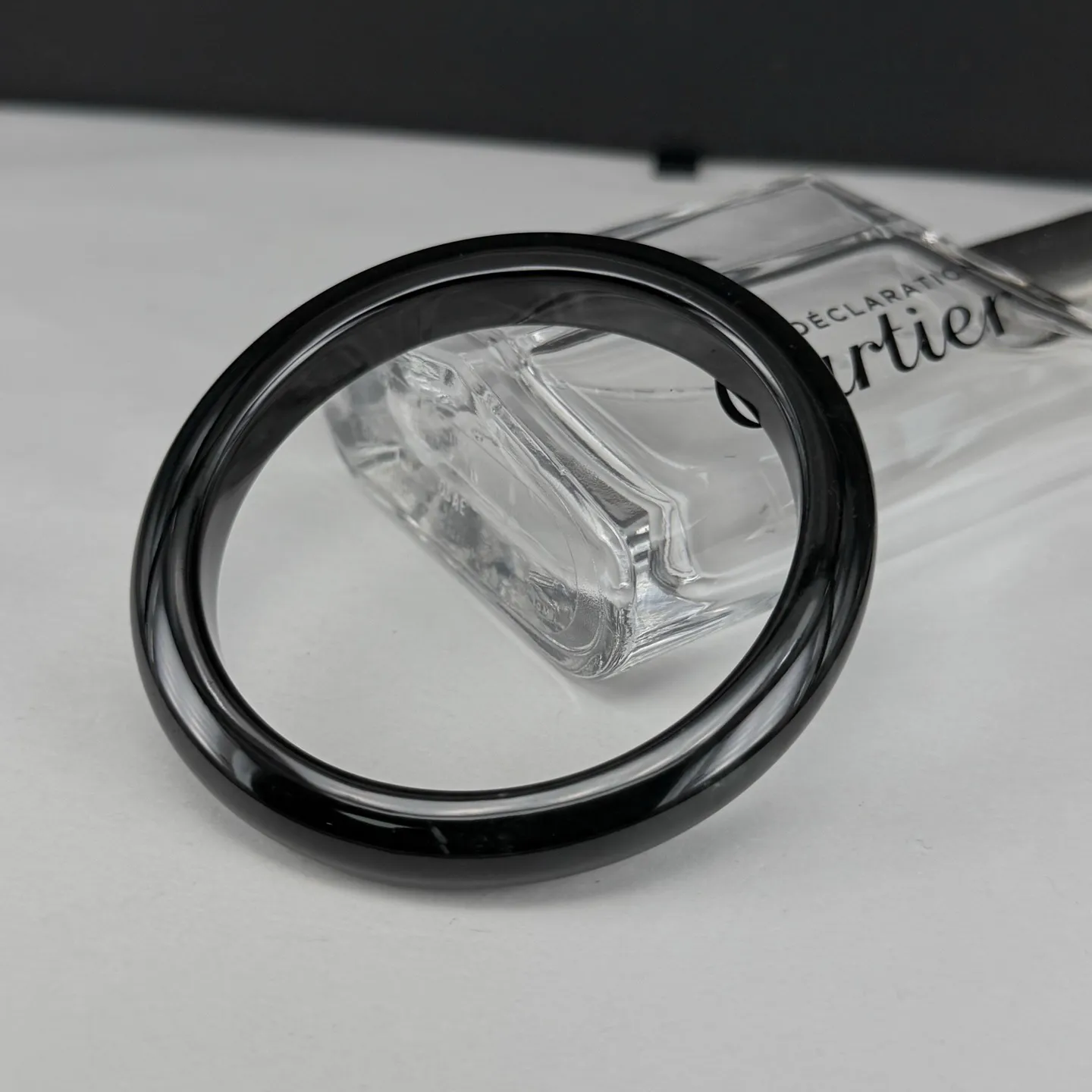 精品墨翠贵妃圈手镯 种好色正 黑度极好 打灯通透