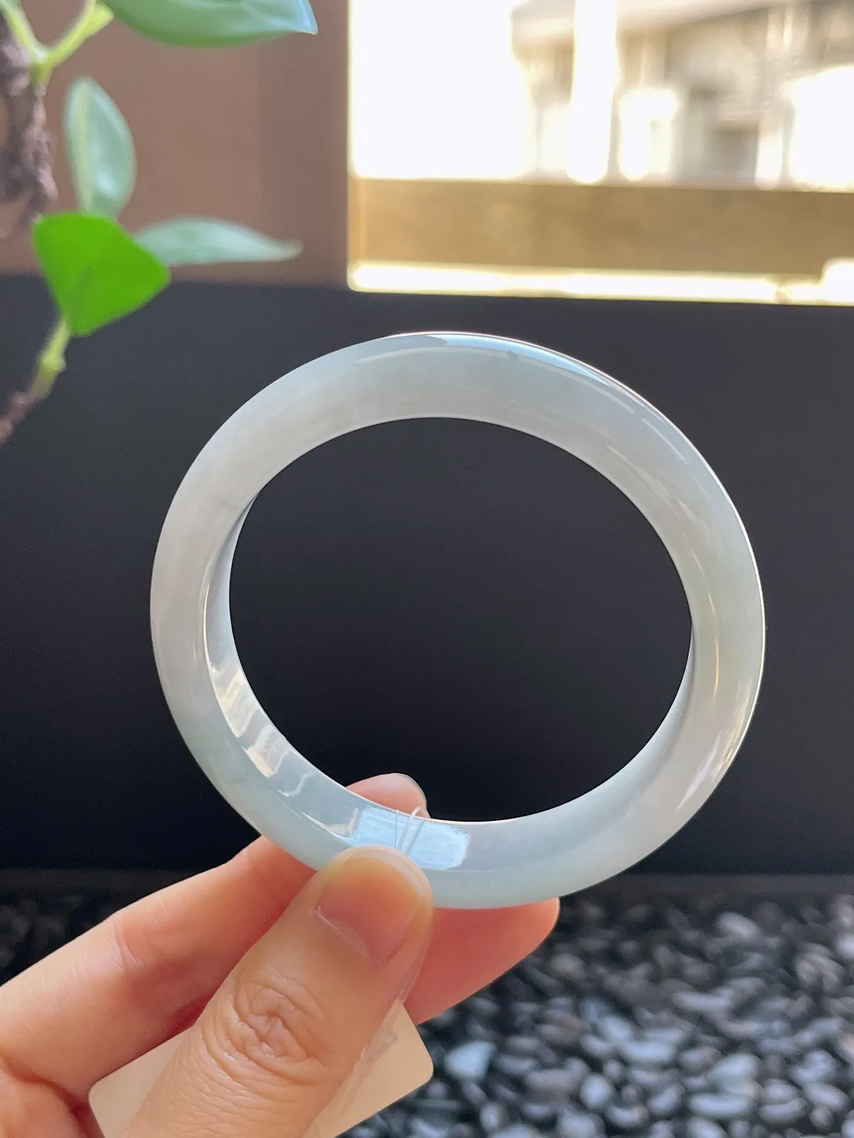 正圈55圈口，翡翠手镯