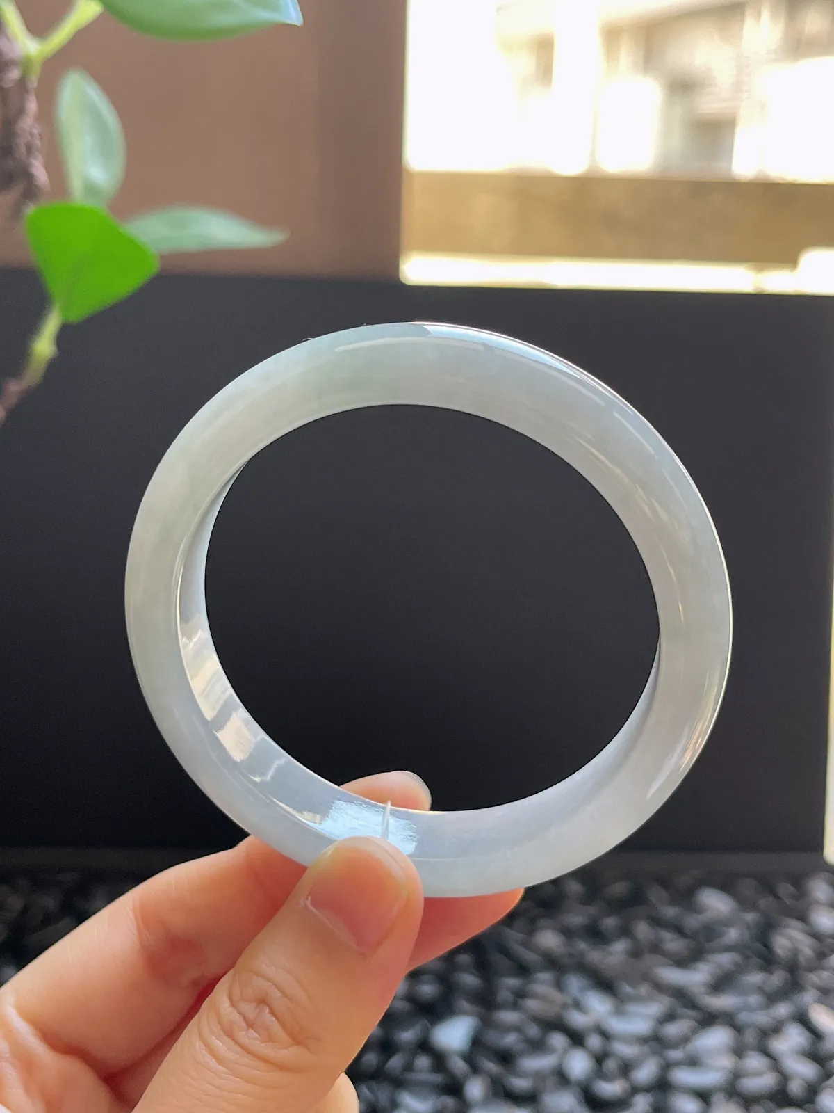 正圈55圈口，翡翠手镯