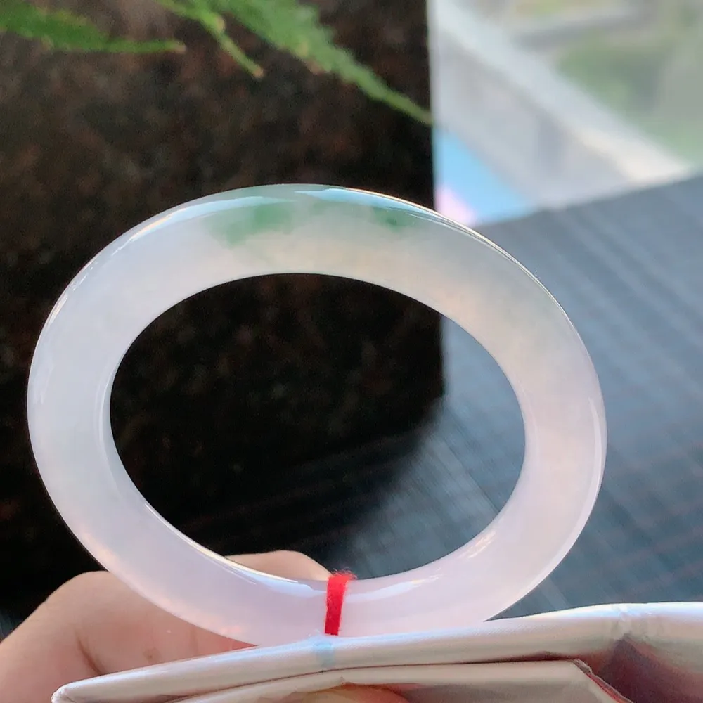 圆条冰飘花 无瑕 尺寸:52.3/9/9.6 花美 种水好🥰🥰