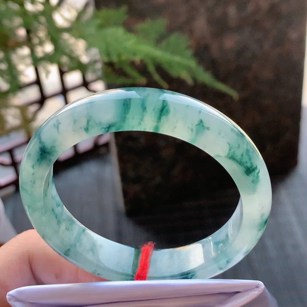 正圈高冰蓝花 微棉线 尺寸:54.1/12.1/7.8 花美 种水好🥰🥰