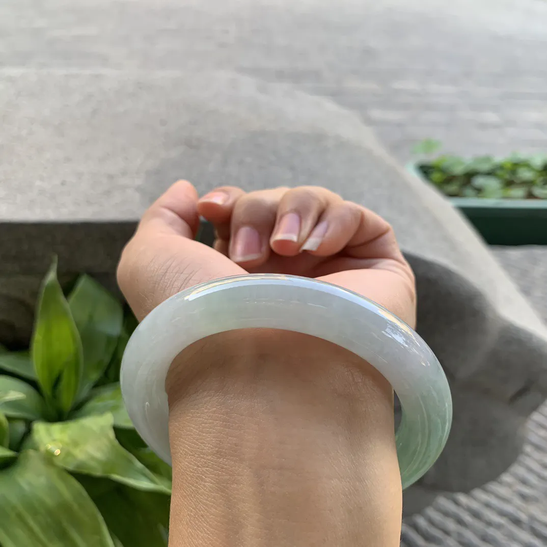 大圈口58.8-11.8 【春彩圆条手镯】圆条58 59可戴