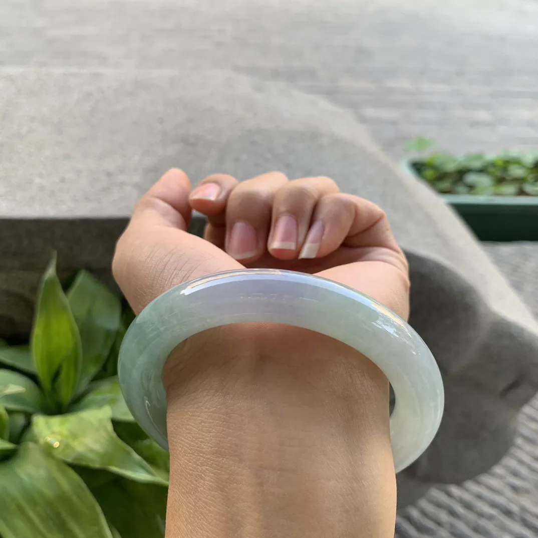 大圈口58.8-11.8 【春彩圆条手镯】圆条58 59可戴