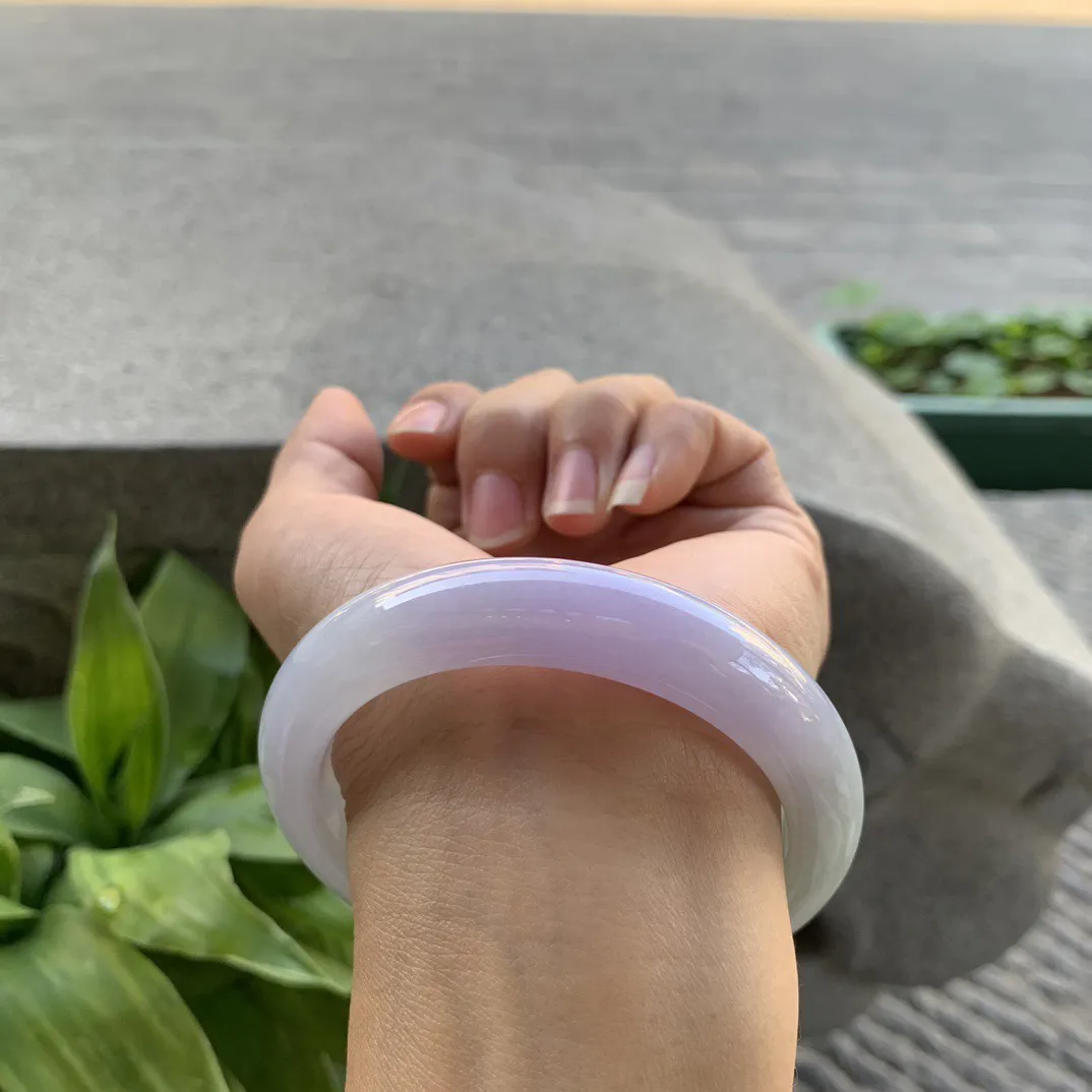 大圈口 58-12.4-9【紫罗兰正圈手镯】正圈58 59可戴