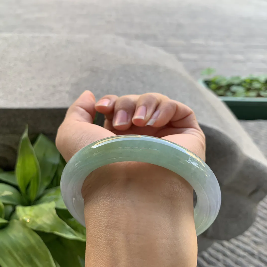 大圈口58.8-11.8 【春彩圆条手镯】圆条58 59可戴