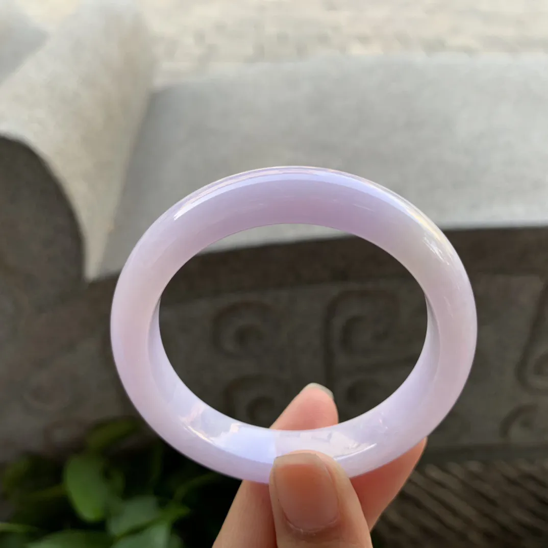 小圈口 50-11.5-7.7【粉紫正圈手镯】 正圈50 51可戴