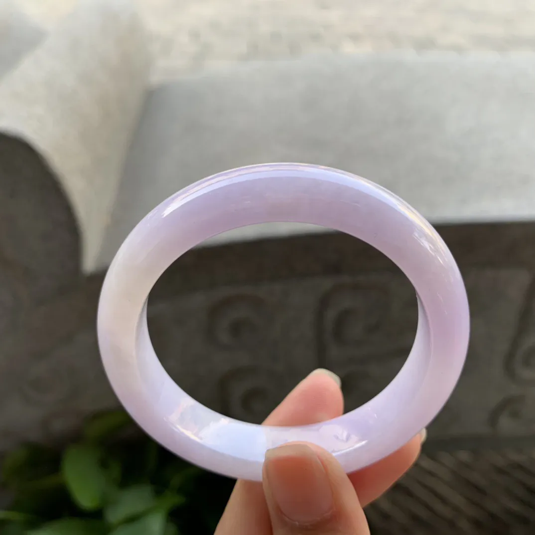 小圈口 50-11.5-7.7【粉紫正圈手镯】 正圈50 51可戴