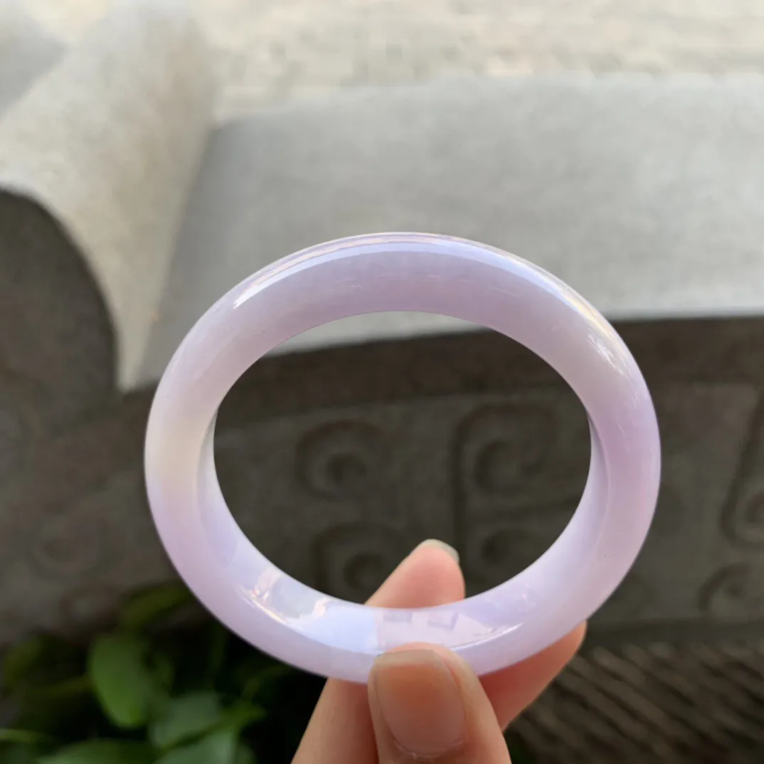 小圈口 50-11.5-7.7【粉紫正圈手镯】 正圈50 51可戴