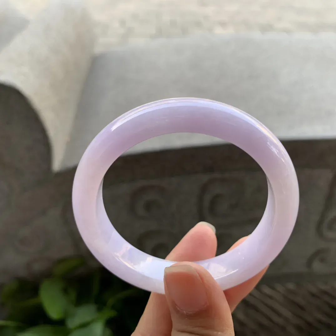 小圈口 50-11.5-7.7【粉紫正圈手镯】 正圈50 51可戴