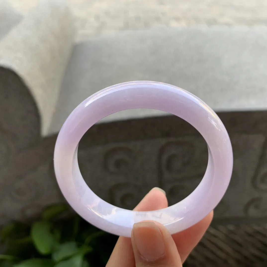 小圈口 50-11.5-7.7【粉紫正圈手镯】 正圈50 51可戴