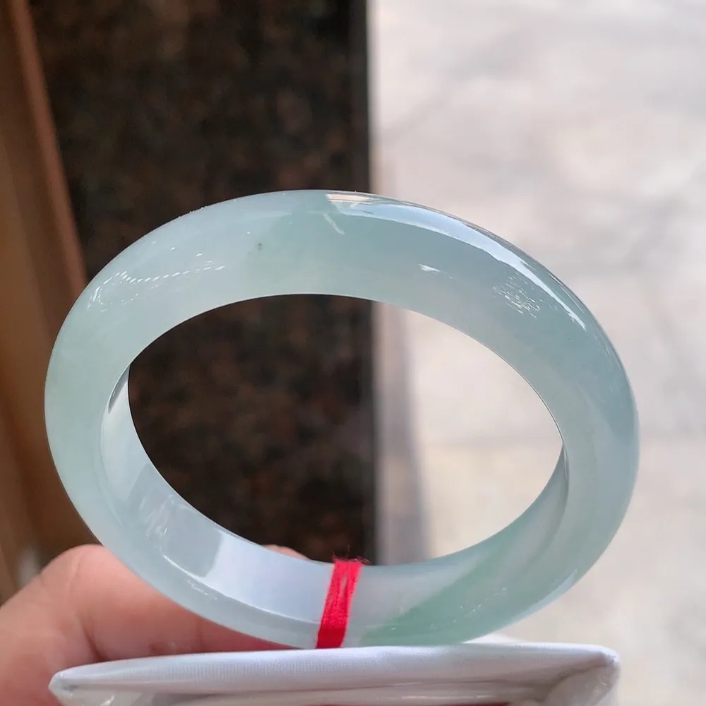 正圈冰飘花 微纹 尺寸:54.7/12.1/8.2 种水好