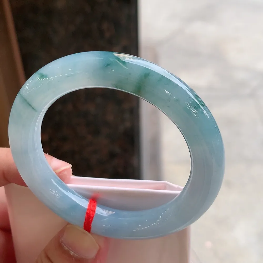 圆条冰紫飘花 微纹 尺寸:53.1/11.1 超美