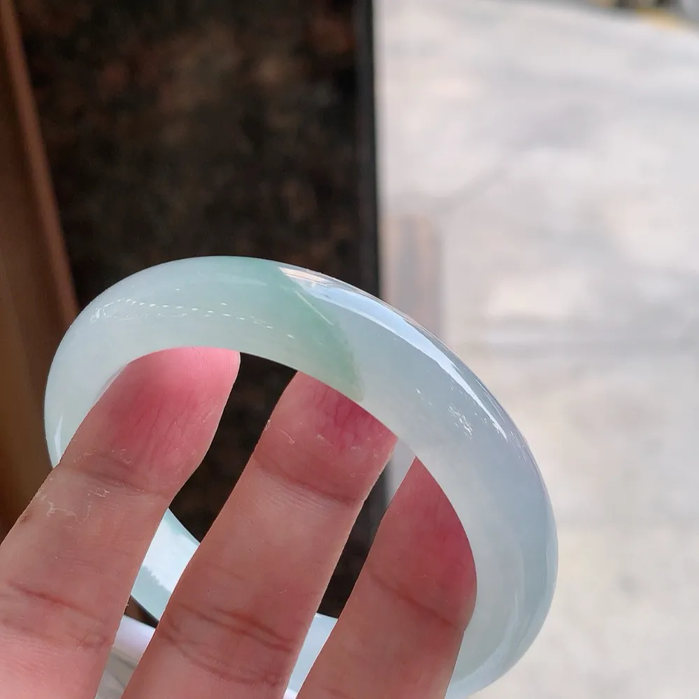 正圈冰飘花 微纹 尺寸:54.7/12.1/8.2 种水好