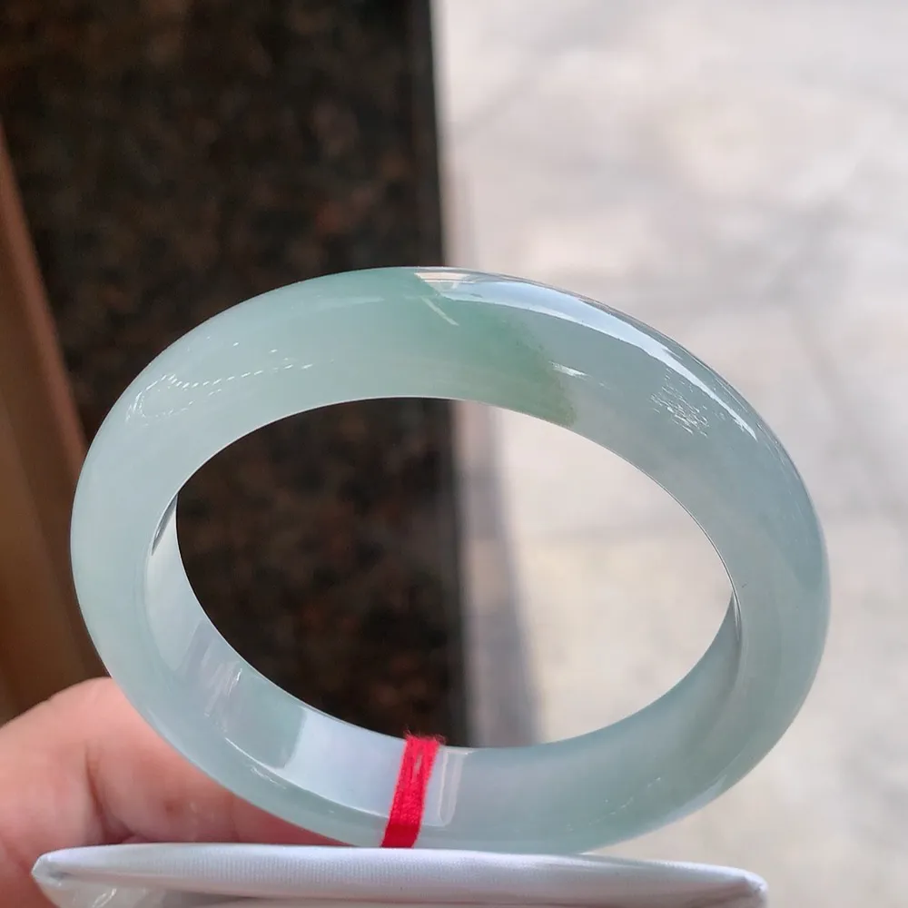 正圈冰飘花 微纹 尺寸:54.7/12.1/8.2 种水好