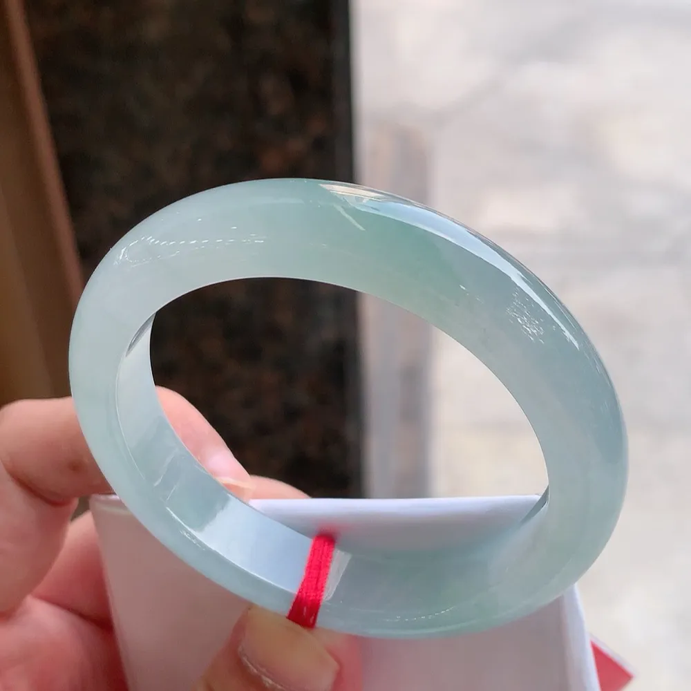 正圈冰飘花 微纹 尺寸:54.7/12.1/8.2 种水好