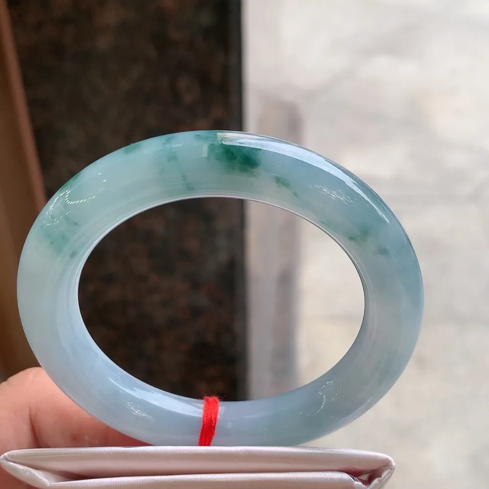 圆条冰紫飘花 微纹 尺寸:53.1/11.1 超美