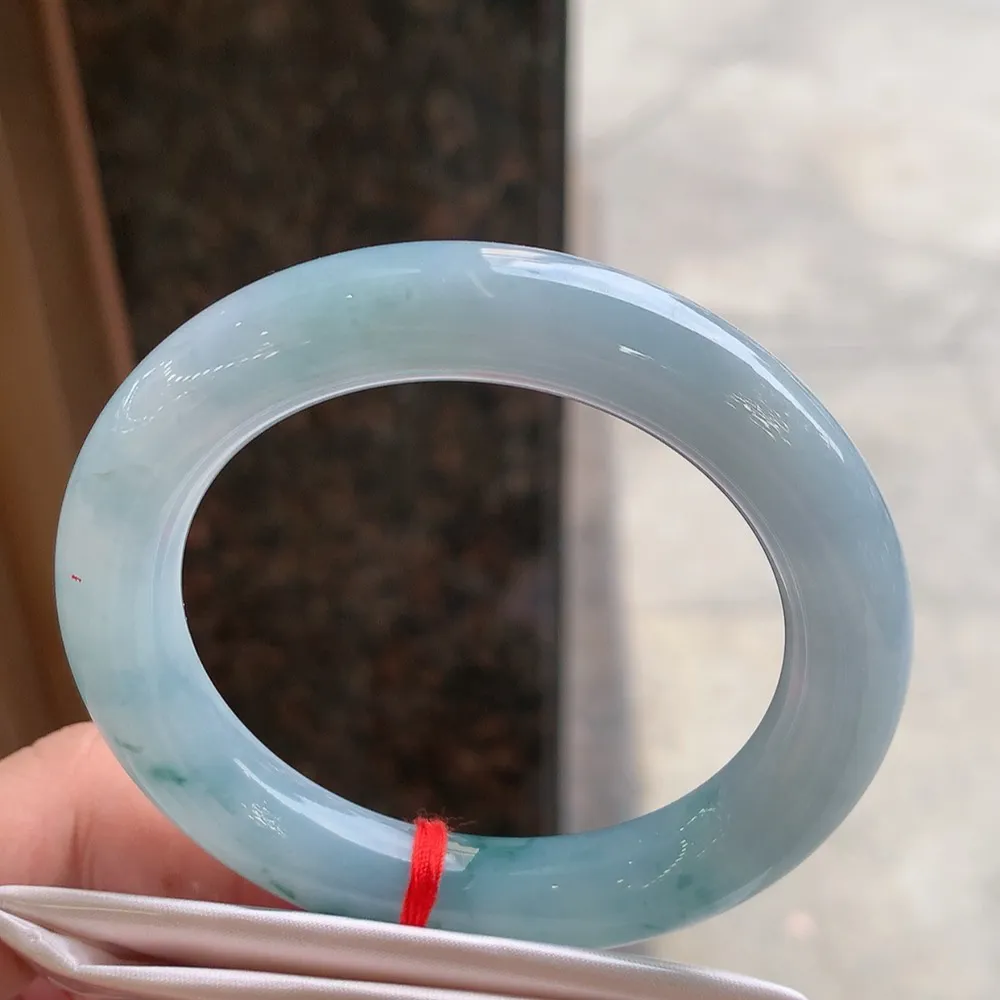 圆条冰紫飘花 微纹 尺寸:53.1/11.1 超美