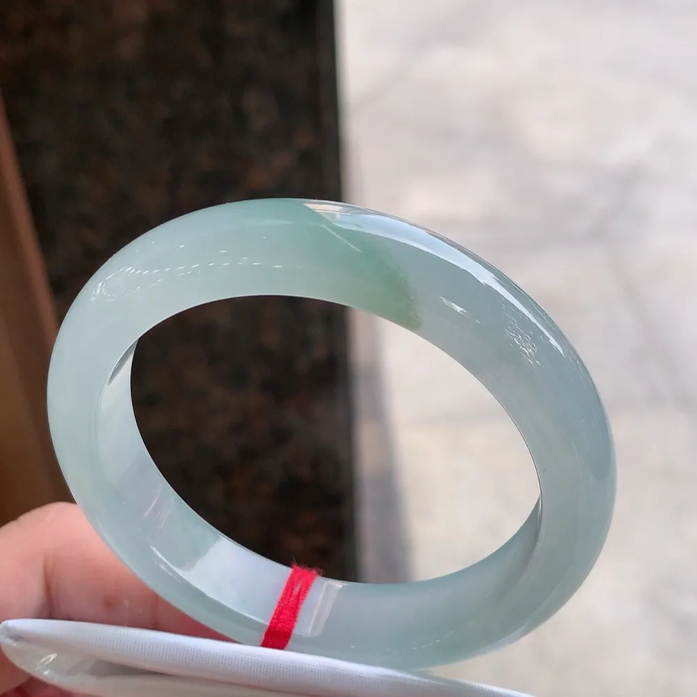 正圈冰飘花 微纹 尺寸:54.7/12.1/8.2 种水好