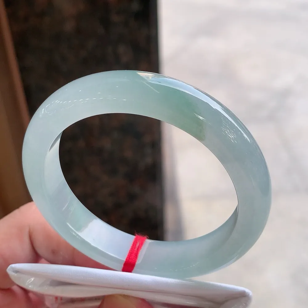 正圈冰飘花 微纹 尺寸:54.7/12.1/8.2 种水好